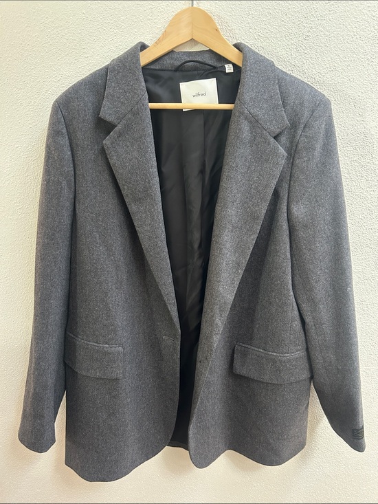 Aritzia Jackets & Blazers - Aritzia Wilfred Oversized Wool/Cashmere Blend Blazer Grey Size XL